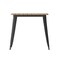 Flash Furniture 31.5 SQ Dining Table Brown Poly Top/Black Frame JJ-T14619-80-BRBK-GG - alternate 4